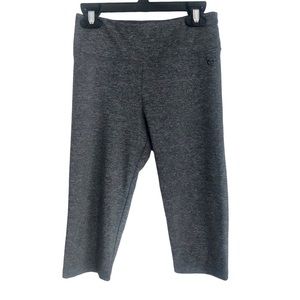 Justice Grey Heather Leggings Athletic Crop Length